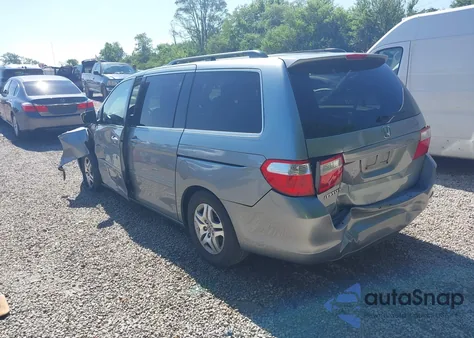 2007 Honda Odyssey Ex-L from USA, damaged, VIN 5FNRL38647B060951